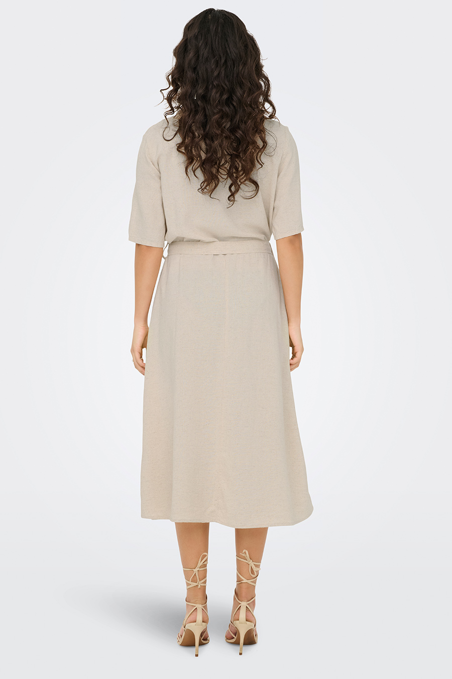 Dress JACQUELINE DE YONG 15338771-Oatmeal-MEL