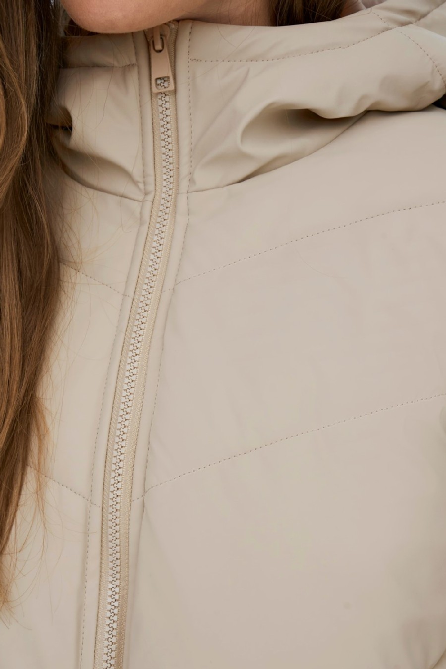 Winter jacket JACQUELINE DE YONG 15217556-Simply-Taupe