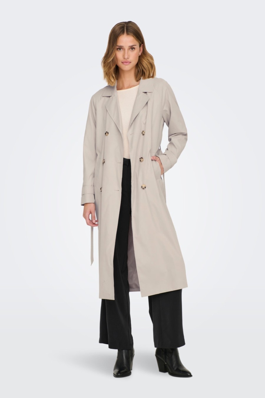 Coat JACQUELINE DE YONG 15281785-Chateau-Gray