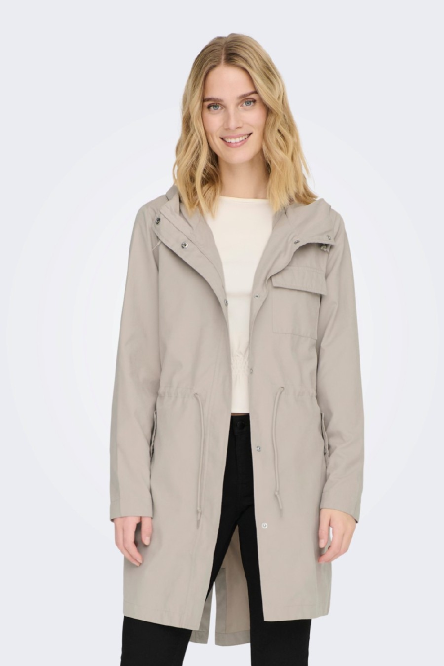 Coat JACQUELINE DE YONG 15281801-Chateau-Gray