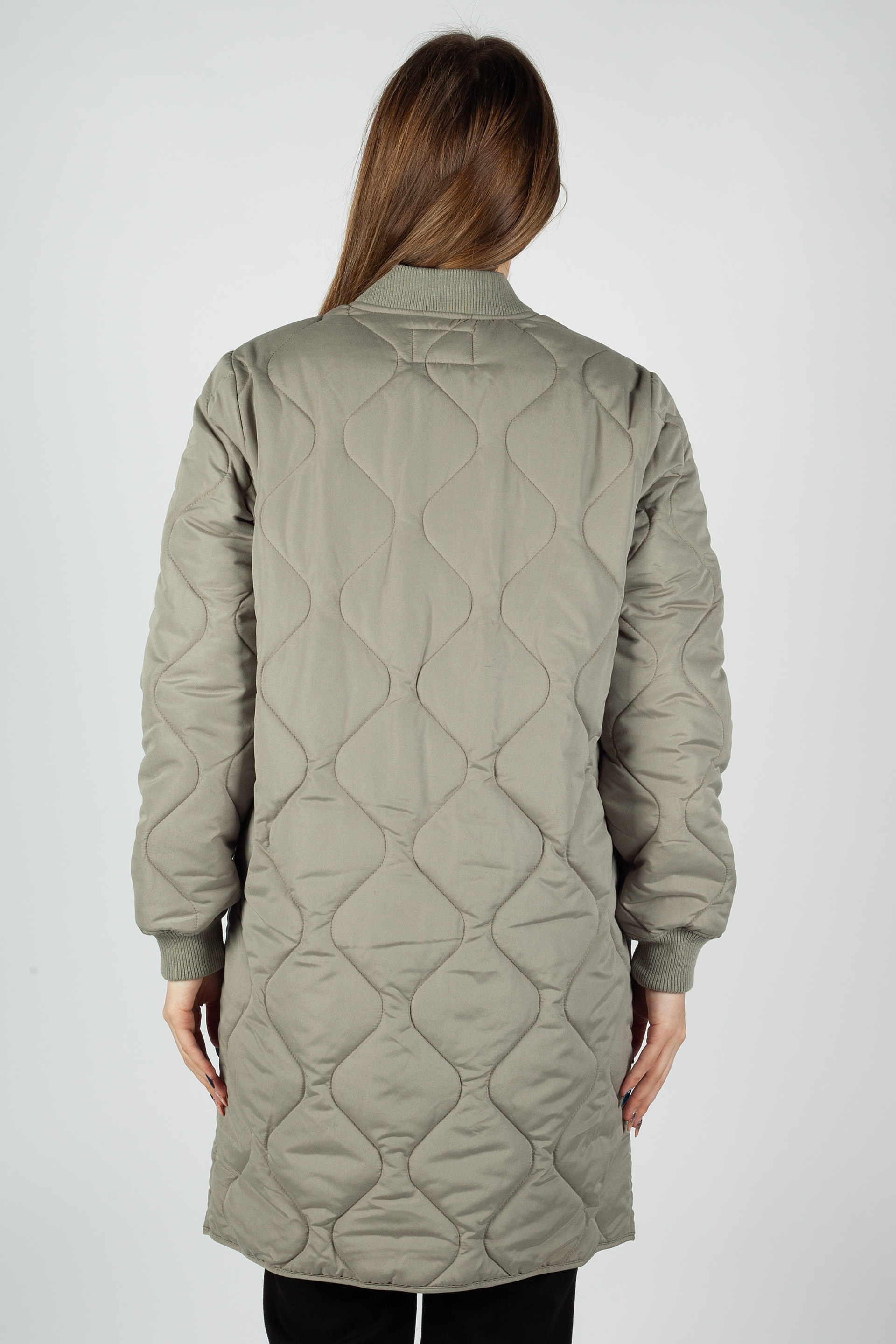 Coat JACQUELINE DE YONG 15328306-Vetiver-FF