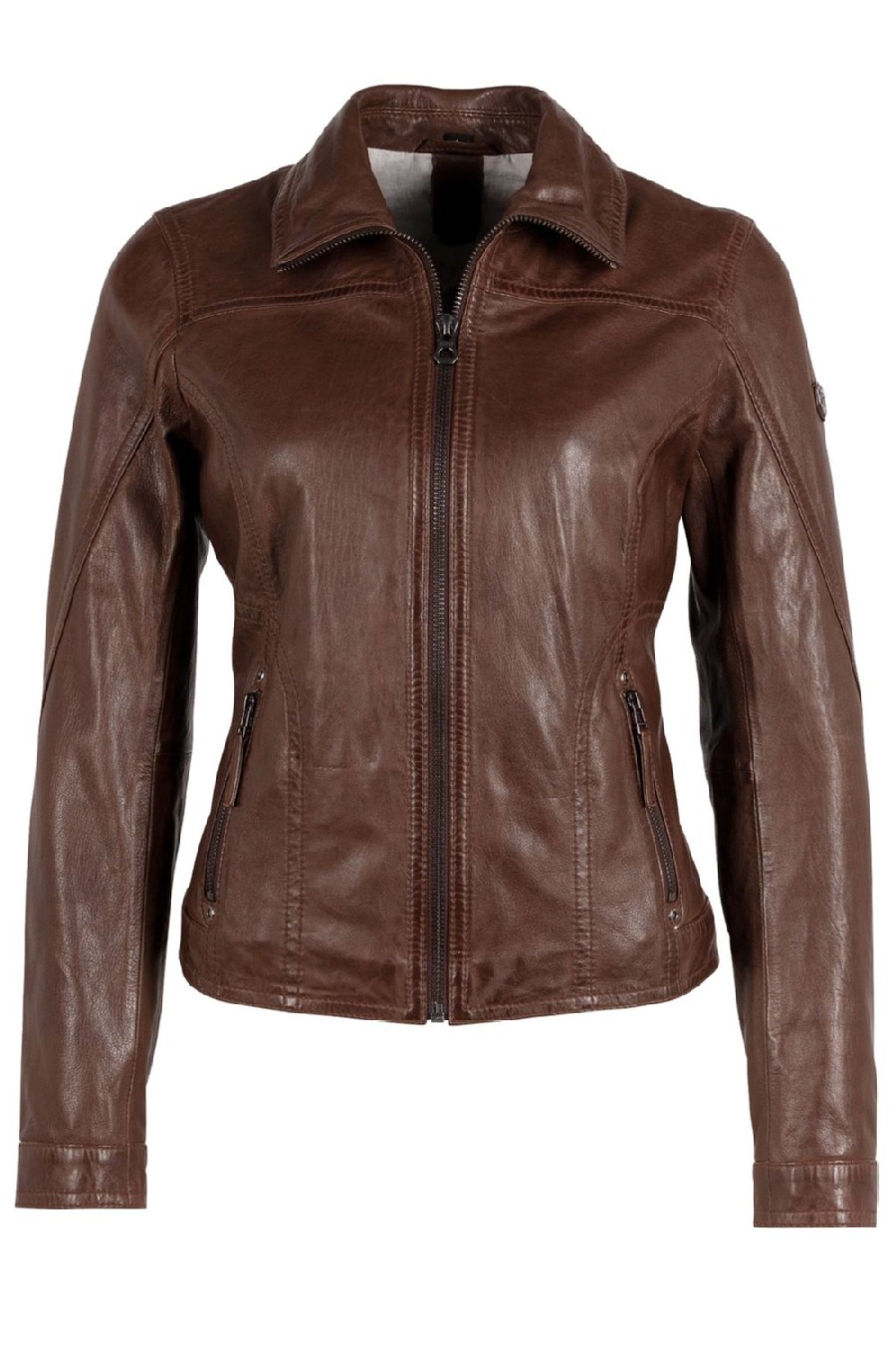 Leather jacket GIPSY 1101-0503-Chestnut