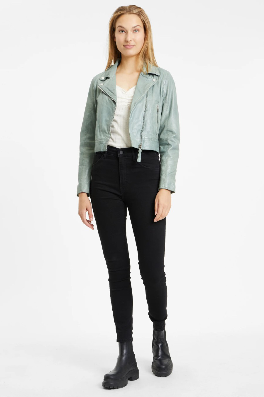 Leather jacket GIPSY GWJulene-LVANV-light-mi