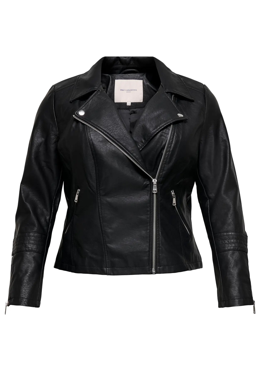Leather jacket ONLY CARMAKOMA 15183380-Black