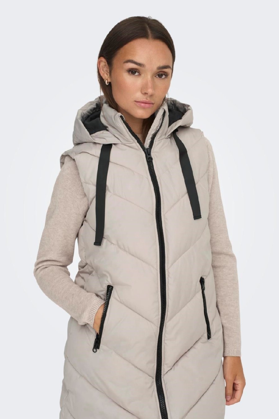 Vest JACQUELINE DE YONG 15220630-Chateau-Gray