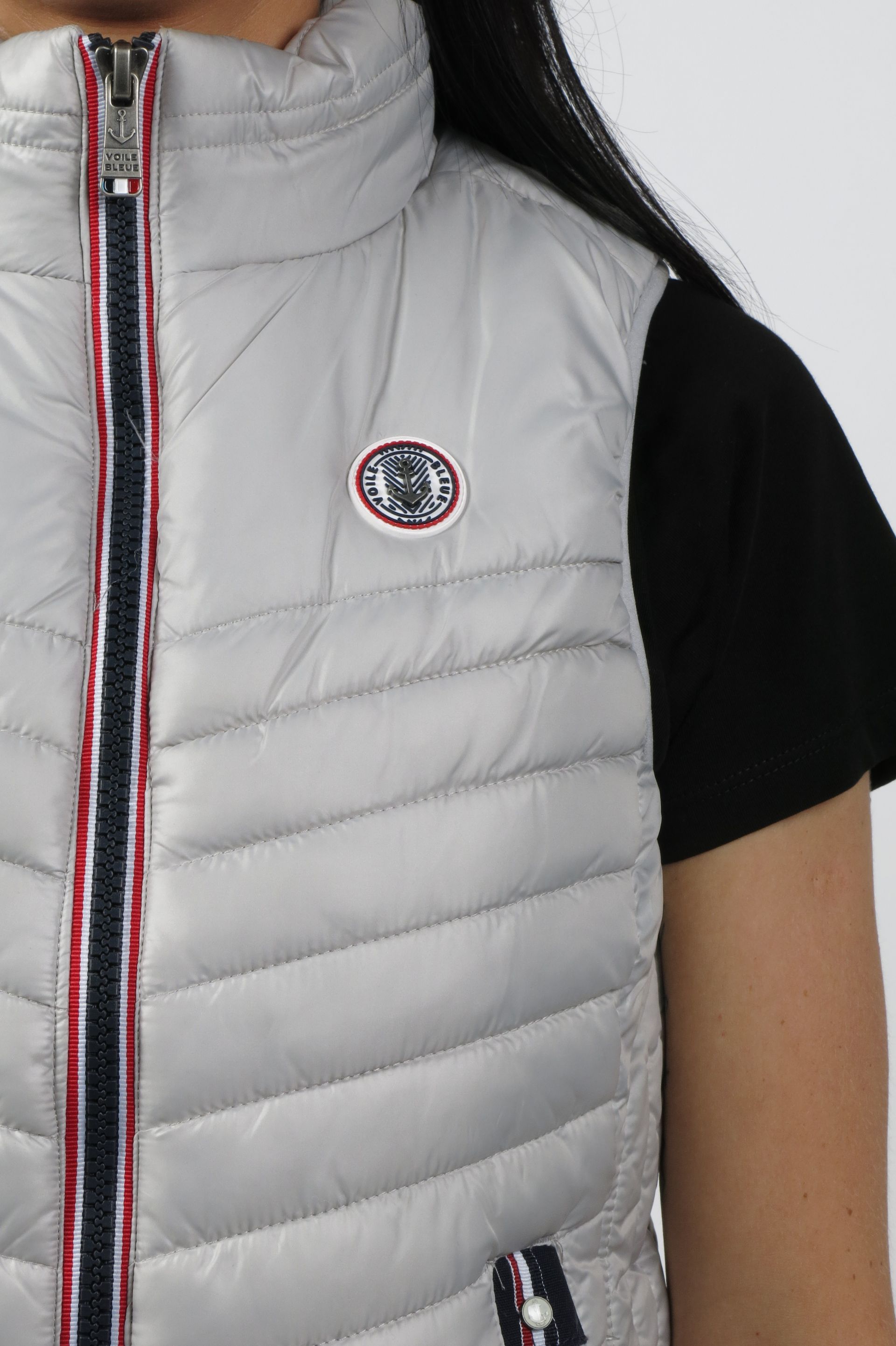 Vest VOILE BLEUE ARETHA-SILVER-GREY