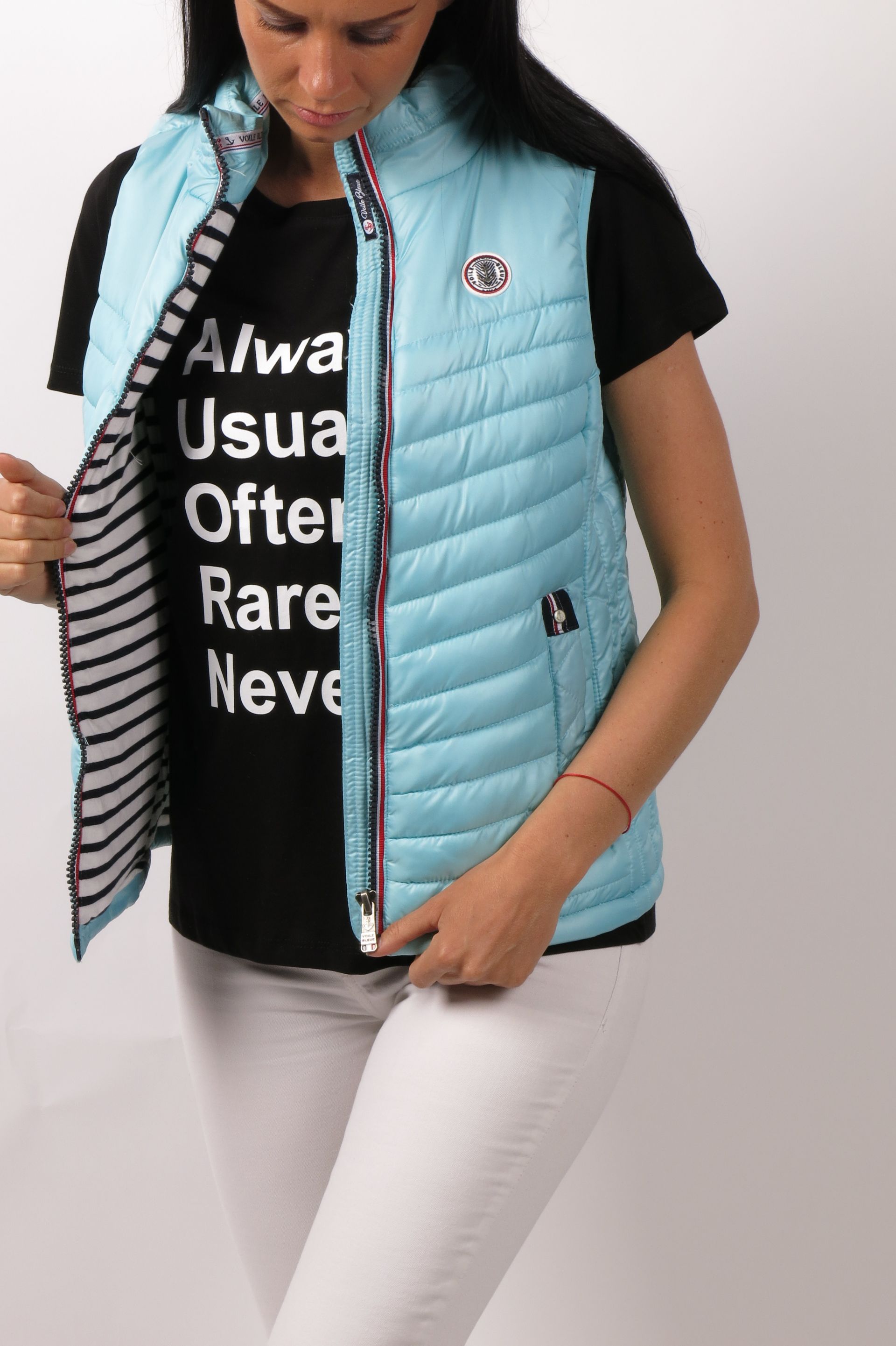 Vest VOILE BLEUE ARETHA-SPLASH-BLUE