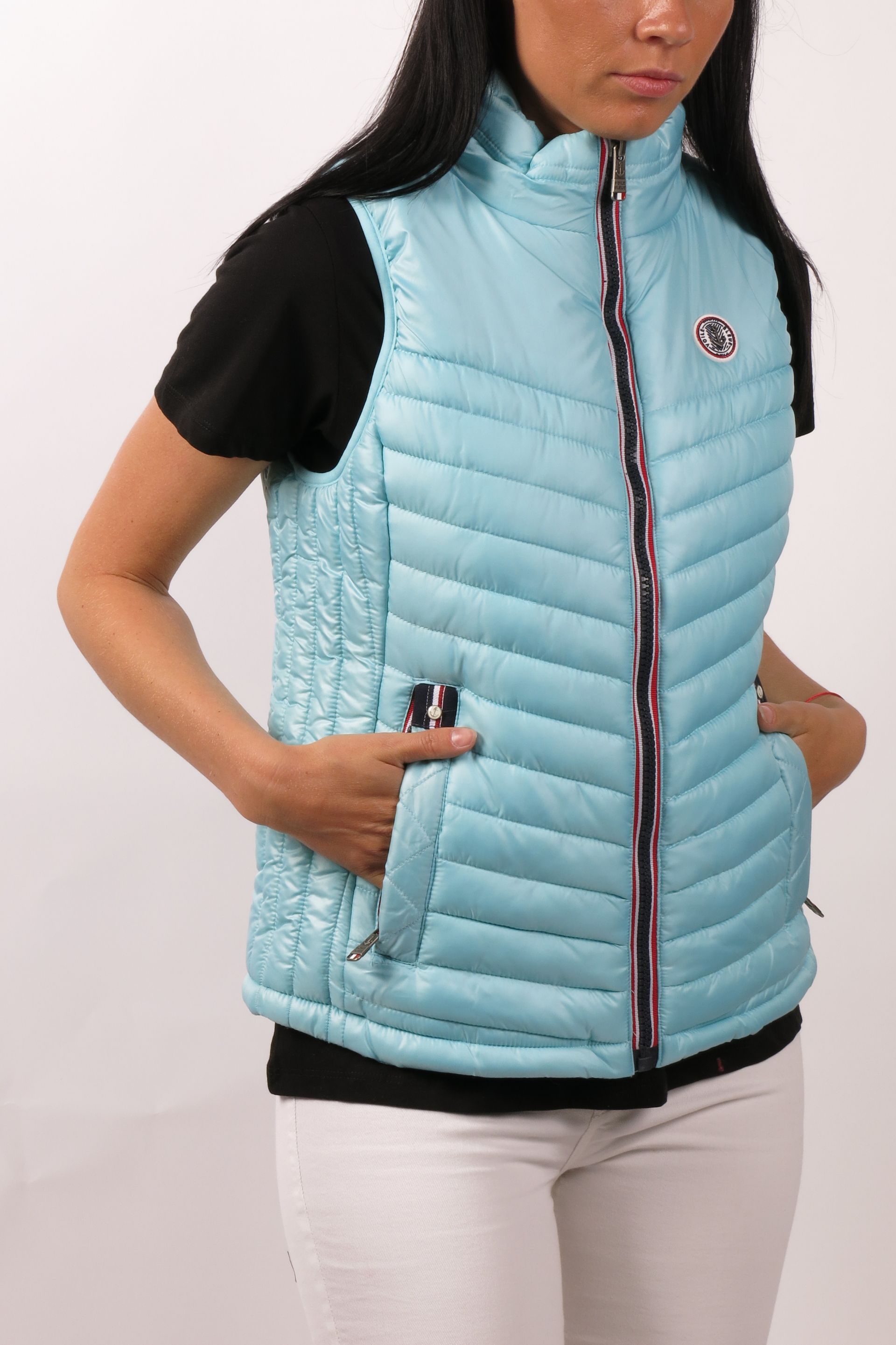 Vest VOILE BLEUE ARETHA-SPLASH-BLUE