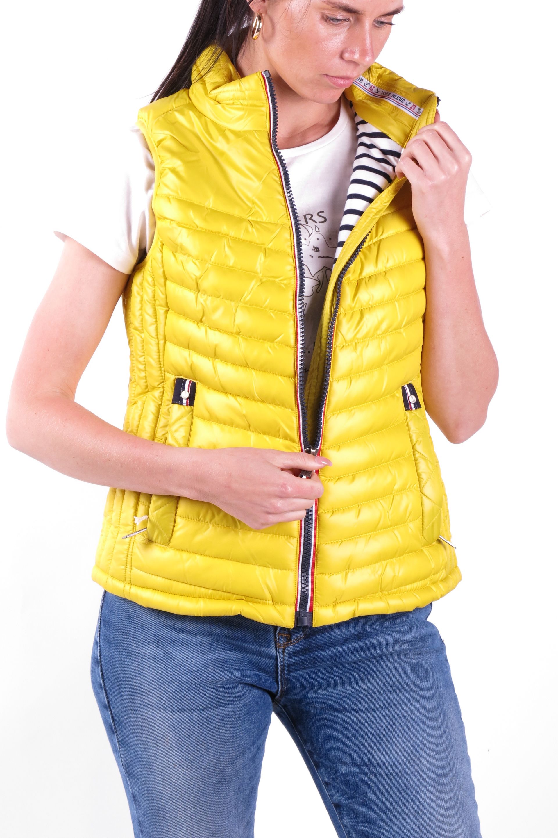 Vest VOILE BLEUE ARETHA-SUN-YELLOW