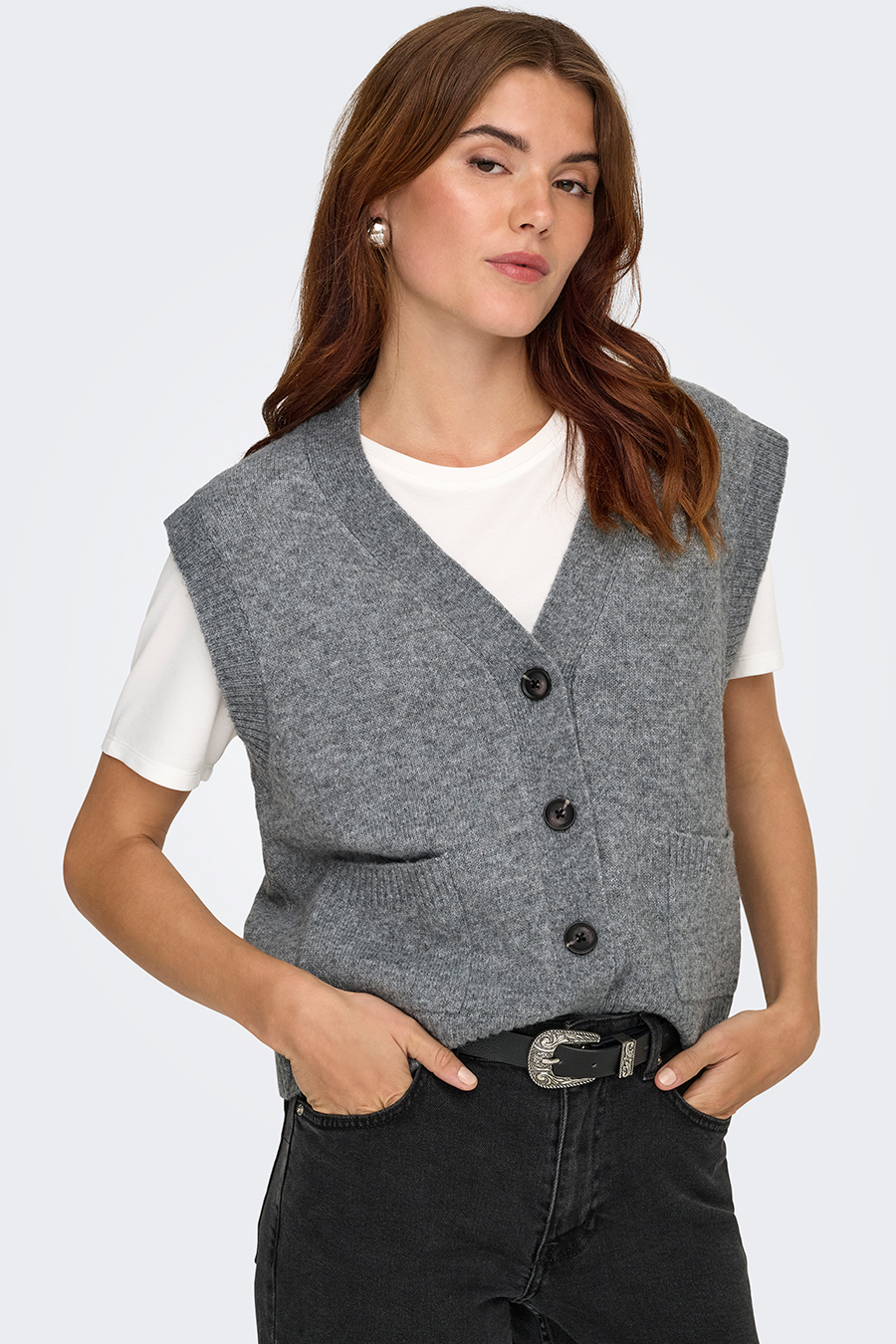 Vests JACQUELINE DE YONG 15354100-MG-Melange