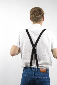Suspenders X JEANS DJ25-BLACK