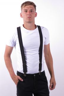 Suspenders X JEANS DYK40-MIX-BLACK