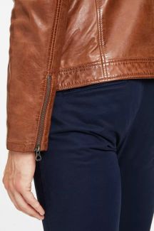 Leather jacket GIPSY GMChesto -LAORV-cognac