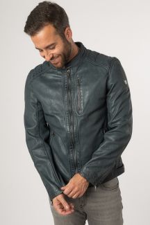 Leather jacket MAURITIUS 1201-0672-vintage-blue