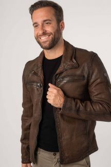 Leather jacket MAURITIUS 1201-0729-antique-cogna