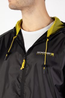 Raincoat GEOGRAPHICAL NORWAY BOAT-Black