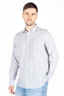 Linen shirt MCL 32847-LACIVERT