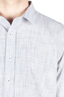 Linen shirt MCL 32847-LACIVERT