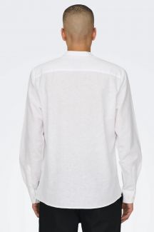 Linen shirt ONLY & SONS 22019173-White