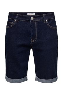 Denim shorts ONLY & SONS 22032925-Dark-Blue