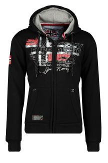 Zip up Hoodie GEOGRAPHICAL NORWAY GUTTA-BLACK