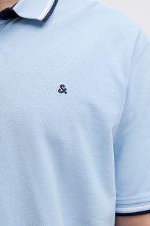 Polo shirt JACK & JONES 12143859-Chambray-Blue