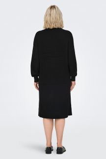 Knitted dress ONLY CARMAKOMA 15327167-Black