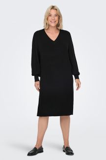 Knitted dress ONLY CARMAKOMA 15327167-Black