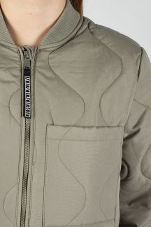 Coat JACQUELINE DE YONG 15328306-Vetiver-FF