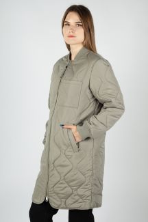 Coat JACQUELINE DE YONG 15328306-Vetiver-FF