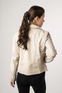 Leather jacket MAURITIUS 1101-0730-ivory