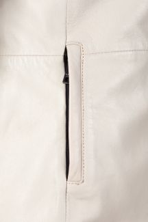 Leather jacket MAURITIUS 1102-0019-ivory