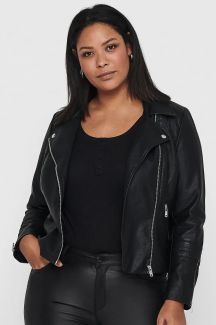 Leather jacket ONLY CARMAKOMA 15183380-Black