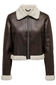 Leather jacket ONLY 15324138-Mole-PUMICE-ST