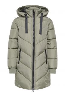 Winter jacket JACQUELINE DE YONG 15207784-Vetiver-BLACK