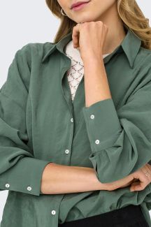 Long-sleeve shirt ONLY 15272523-Balsam-Green