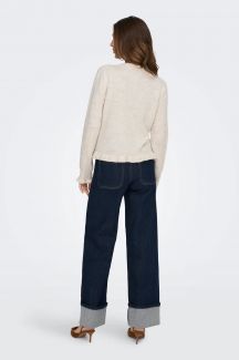 Cardigan JACQUELINE DE YONG 15363485-Birch-MELANGE