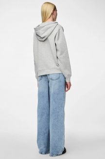 Zip up Hoodie PIECES 17140741-Light-Grey
