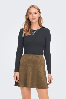 Long-sleeve T-shirt JACQUELINE DE YONG 15272092-Black