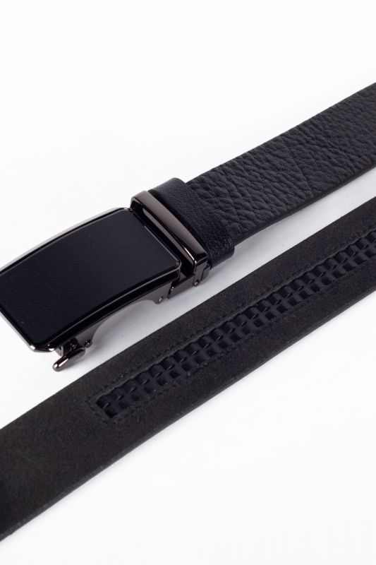 Leather belt BLK JEANS 984335-202-101-BLACK