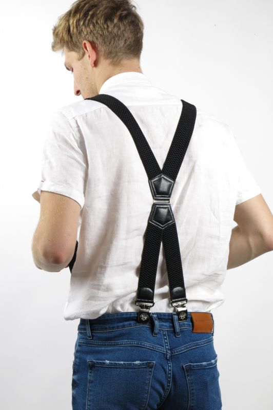 Suspenders X JEANS DMAX40-BLACK