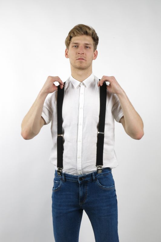 Suspenders X JEANS DMAX40-BLACK