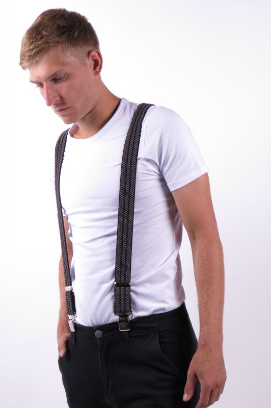Suspenders X JEANS DYK40-MIX-GRAY