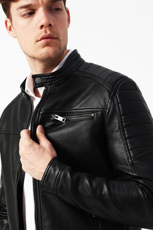 Leather jacket JACK & JONES 12147218-2984044