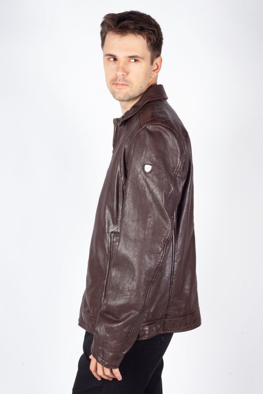 Leather jacket MAURITIUS 1201-0687-chestnut