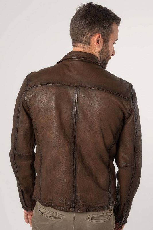 Leather jacket MAURITIUS 1201-0729-antique-cogna