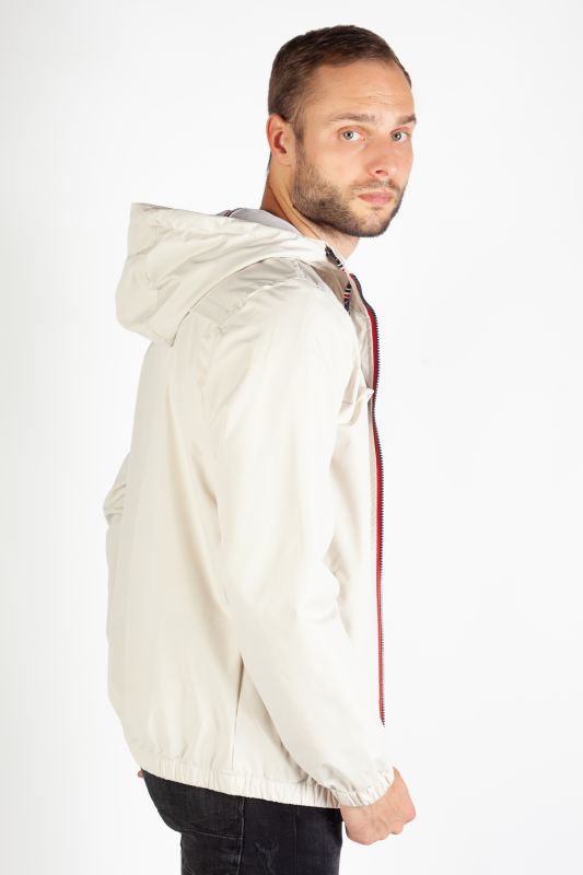 Wind jacket VOILE BLEUE AMARRE-WHITE-SAND