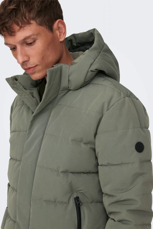Winter jacket ONLY & SONS 22019598-Castor-Gray