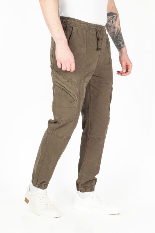 Cargo trousers KENZARRO C008-GREEN