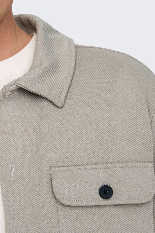 Overshirts ONLY & SONS 22021279-Vintage-Khaki